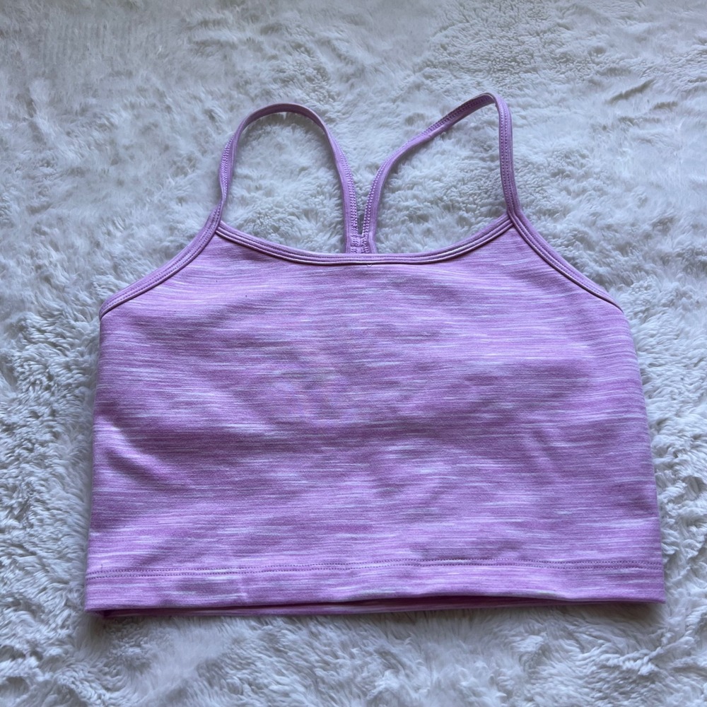 OFFLINE by Aerie The Hugger Recharge Purple Space Dye Sports Bra XS NWOT Minimal